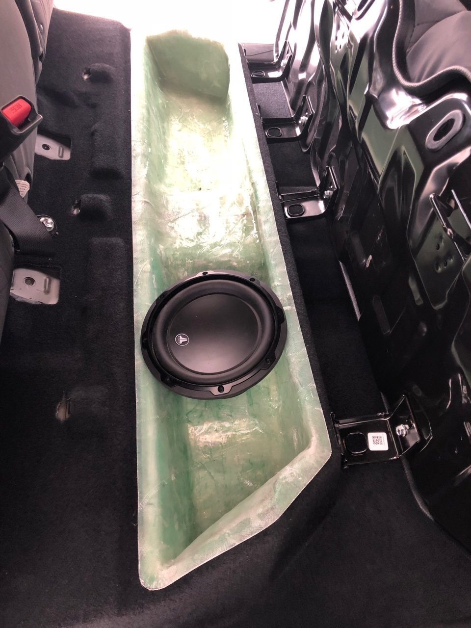 Custom under seat subwoofer sales box