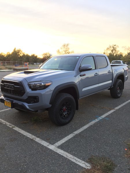 Cement Tacoma Trd Pro With Center Fold Nudes Tacoma World