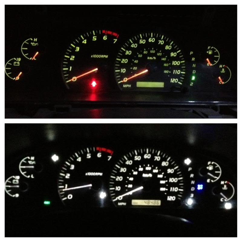 LED Gauge Cluster Color Swaps all makes/models | Tacoma World