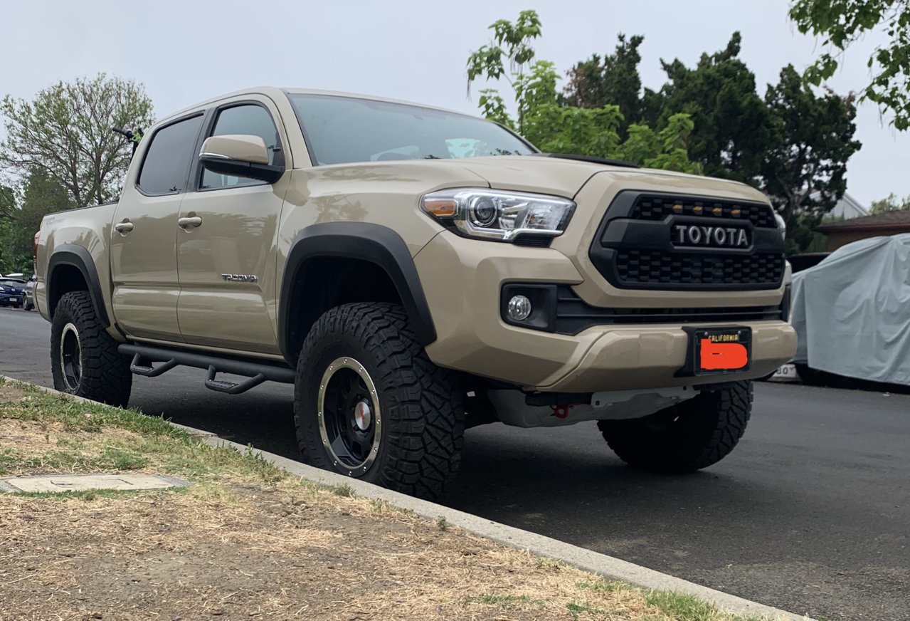 Quicksand with graphite TRD Beadlocks | Tacoma World