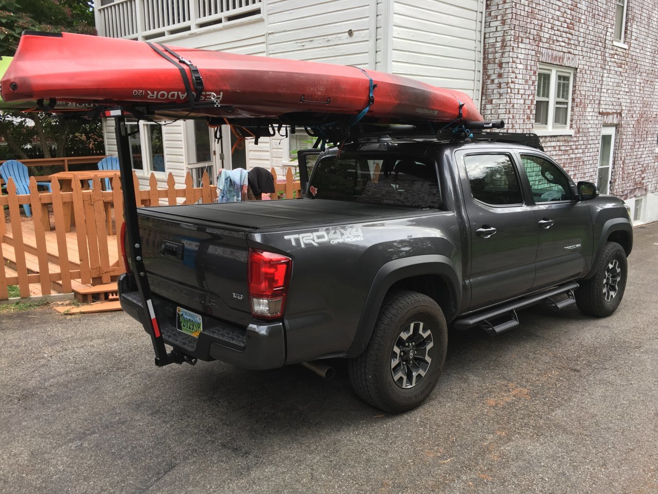 Prinsu roof 2025 rack kayak