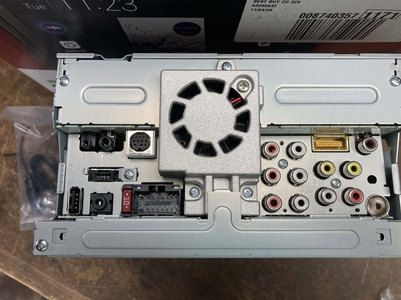 Pioneer DMH1500NEX with Install kit from Crutchfield World