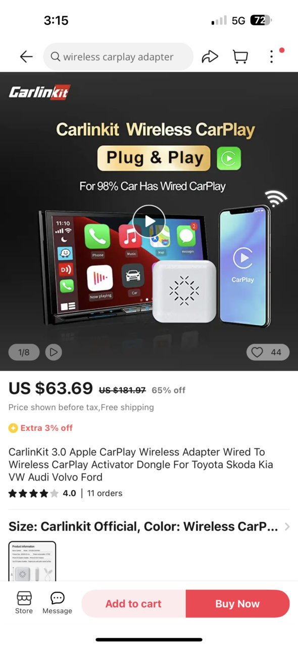What is the consensus on the best wireless carplay for iPhone