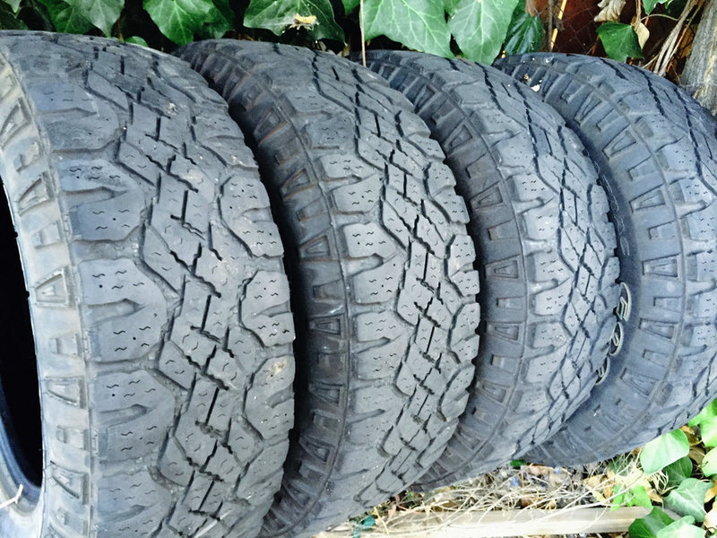 4 used Goodyear Wrangler DuraTrac tires | Tacoma World