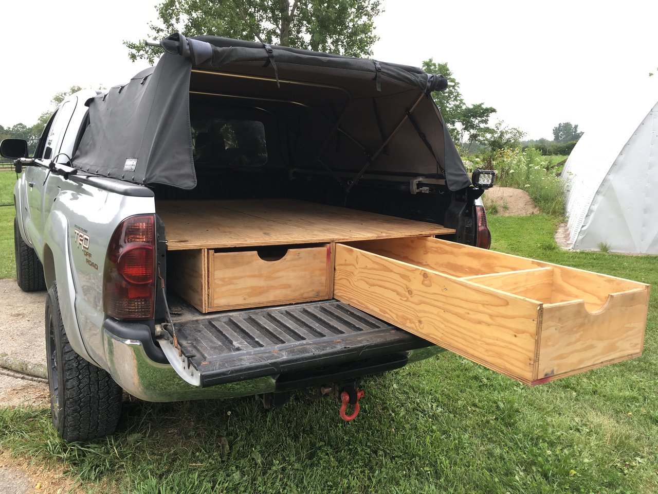 Show us your truck bed sleeping platform/drawer/storage systems | Page ...