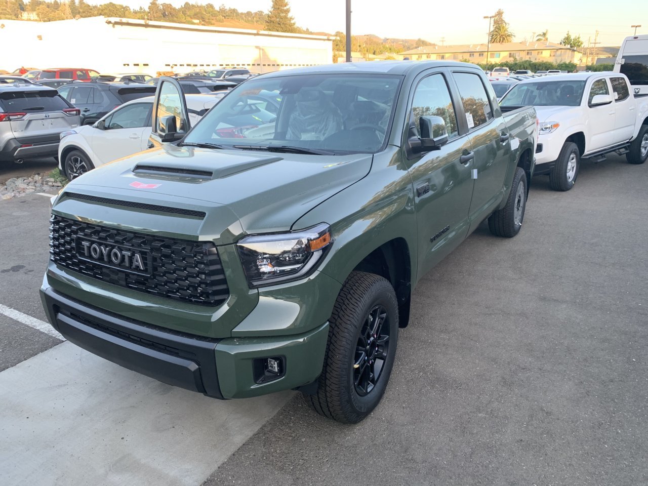 New green Tundra at local dealer | Tacoma World