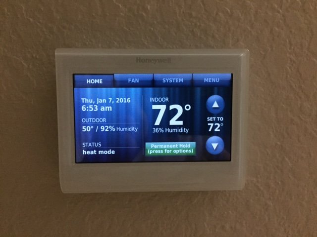 Honeywell Wi-Fi Color Touchscreen Thermostat