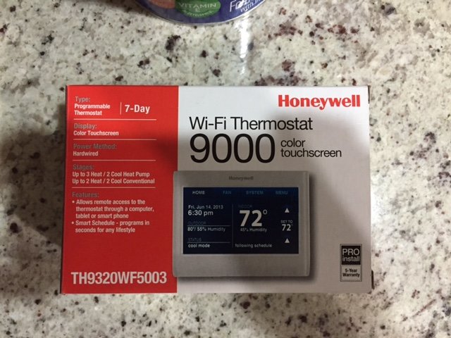 Honeywell Wi-Fi Color Touchscreen Thermostat