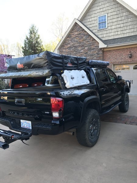 Bed Rack Installed Over A Tonneau Cover Tacoma World