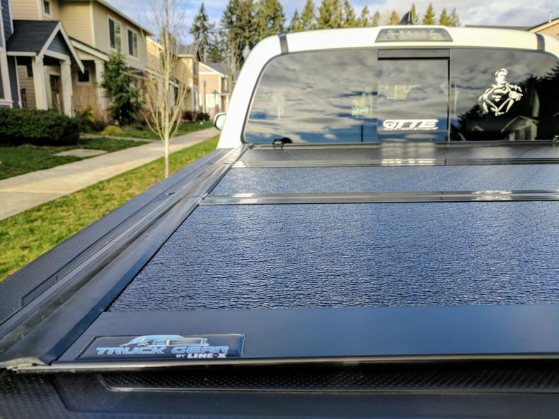 Line X Truck Gear Tonneau Cover Tacoma World