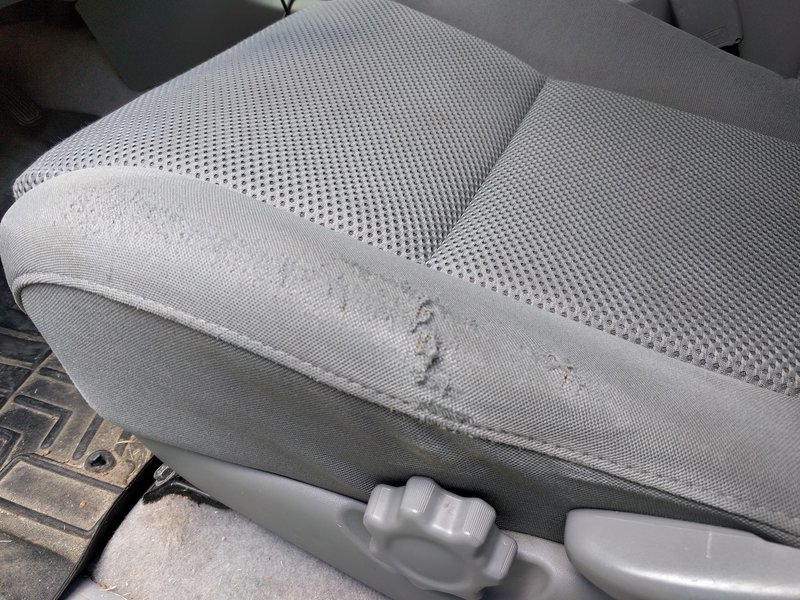 2010 Driver Seat Wear Replace Or Fix Tacoma World - 2010 Toyota Tacoma Trd Sport Seat Covers