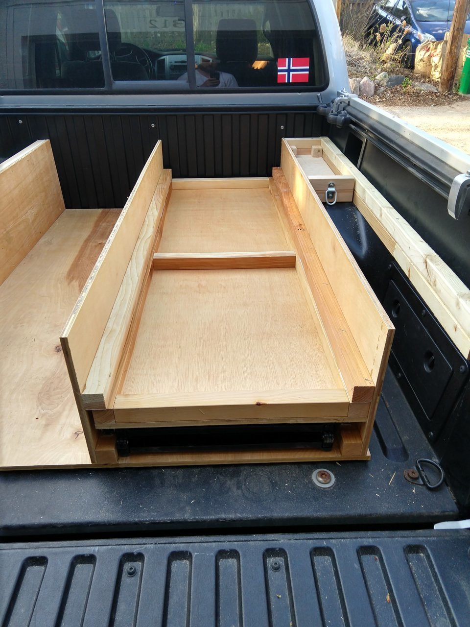 Show us your truck bed sleeping platform/drawer/storage systems | Page ...