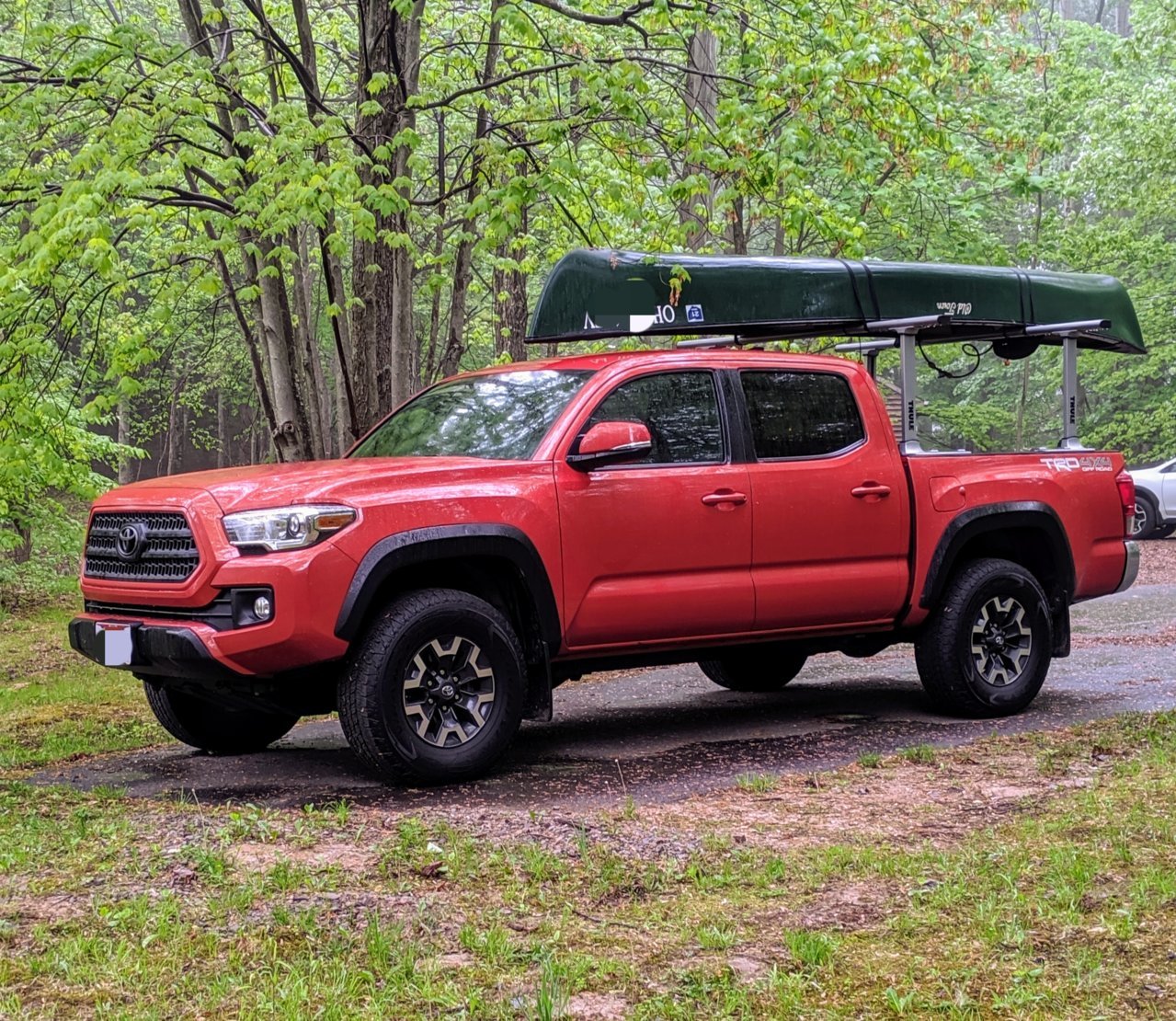 Hauling a canoe in a short bed | Tacoma World