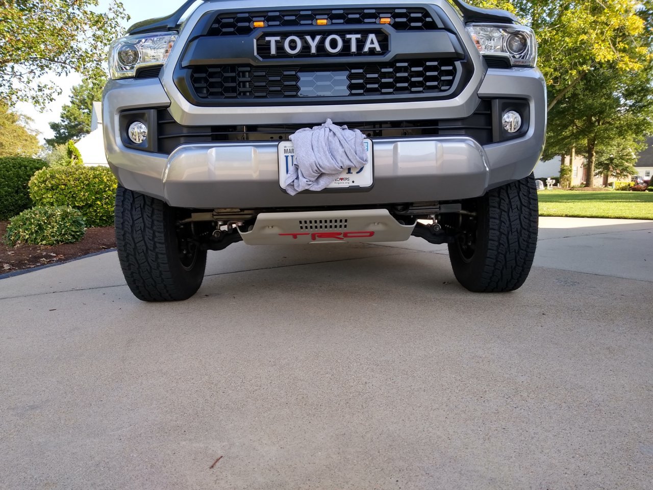 TRD pro skid plate World