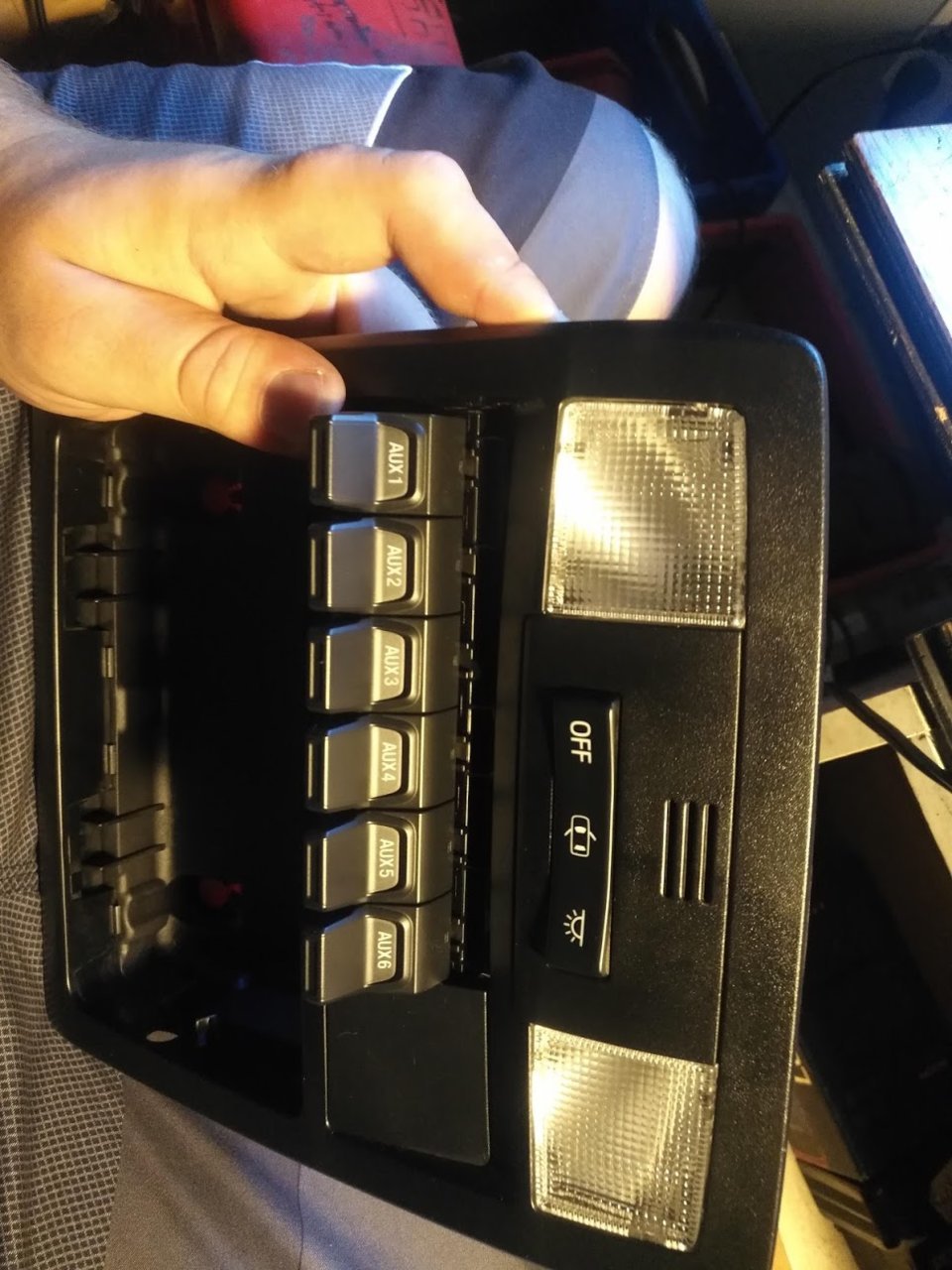 Ford Upfitter 6-Switch Overhead console Retrofit for 3rd Gens