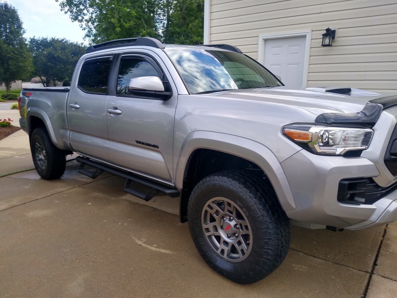 Gray TRD Pro wheels On Silver Taco | Tacoma World