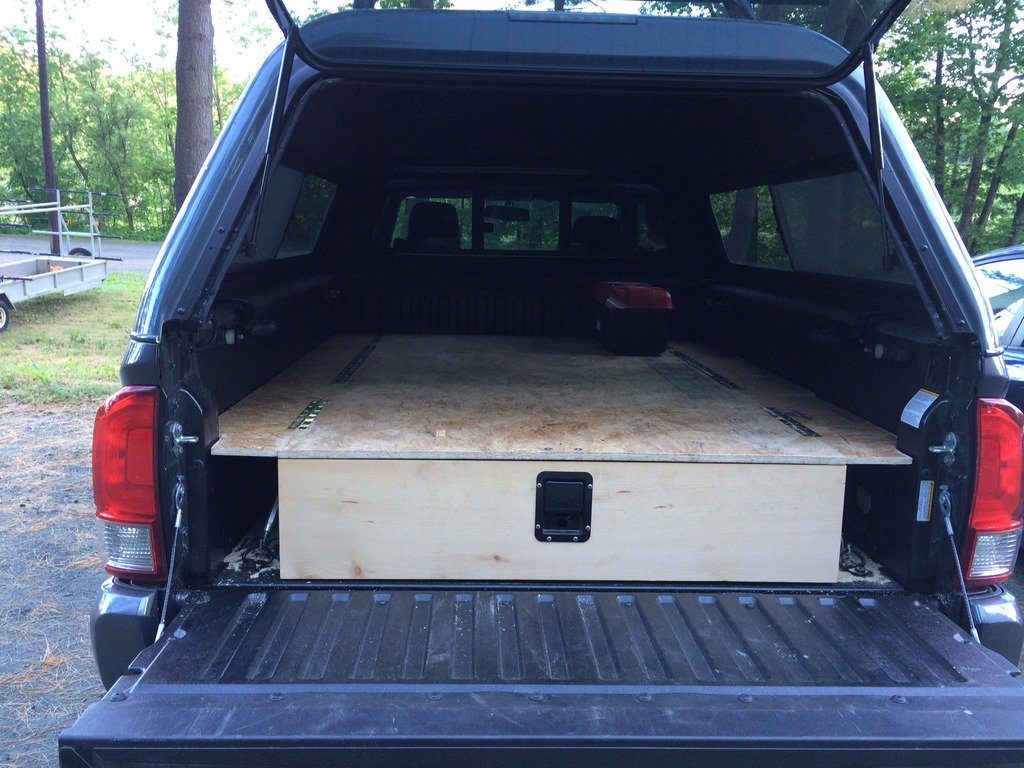 Show us your truck bed sleeping platform/drawer/storage systems | Page ...