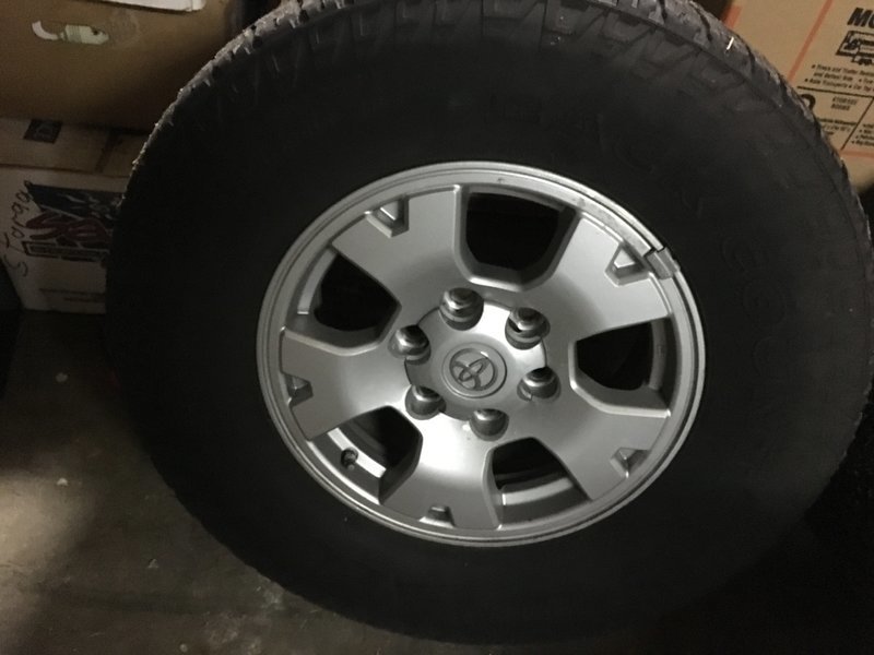 FS: 16 Inch Toyota Tacoma Stock OEM Rims and Tires 200 picked up ...