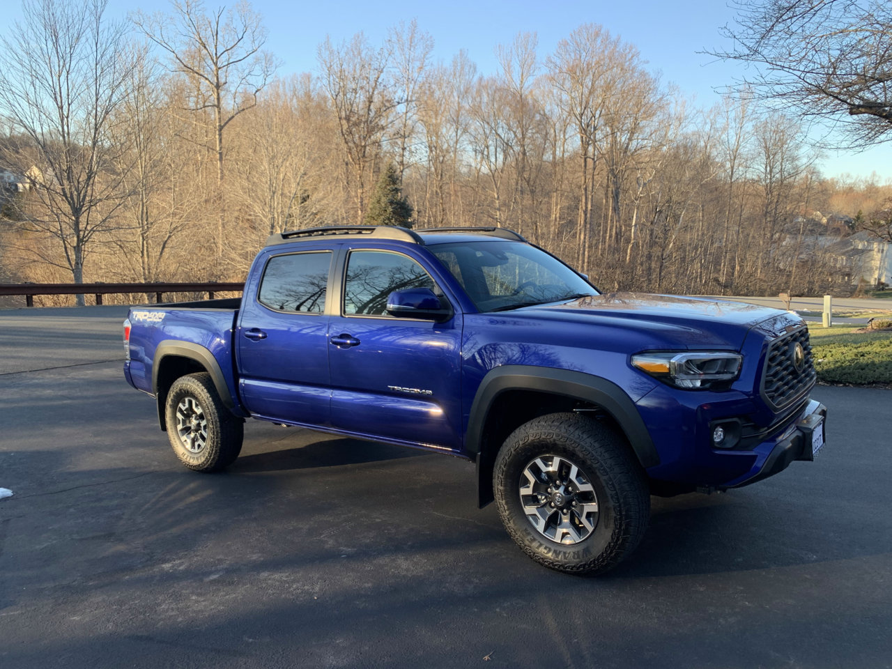 blue crush metallic toyota tacoma - nolan-rahman