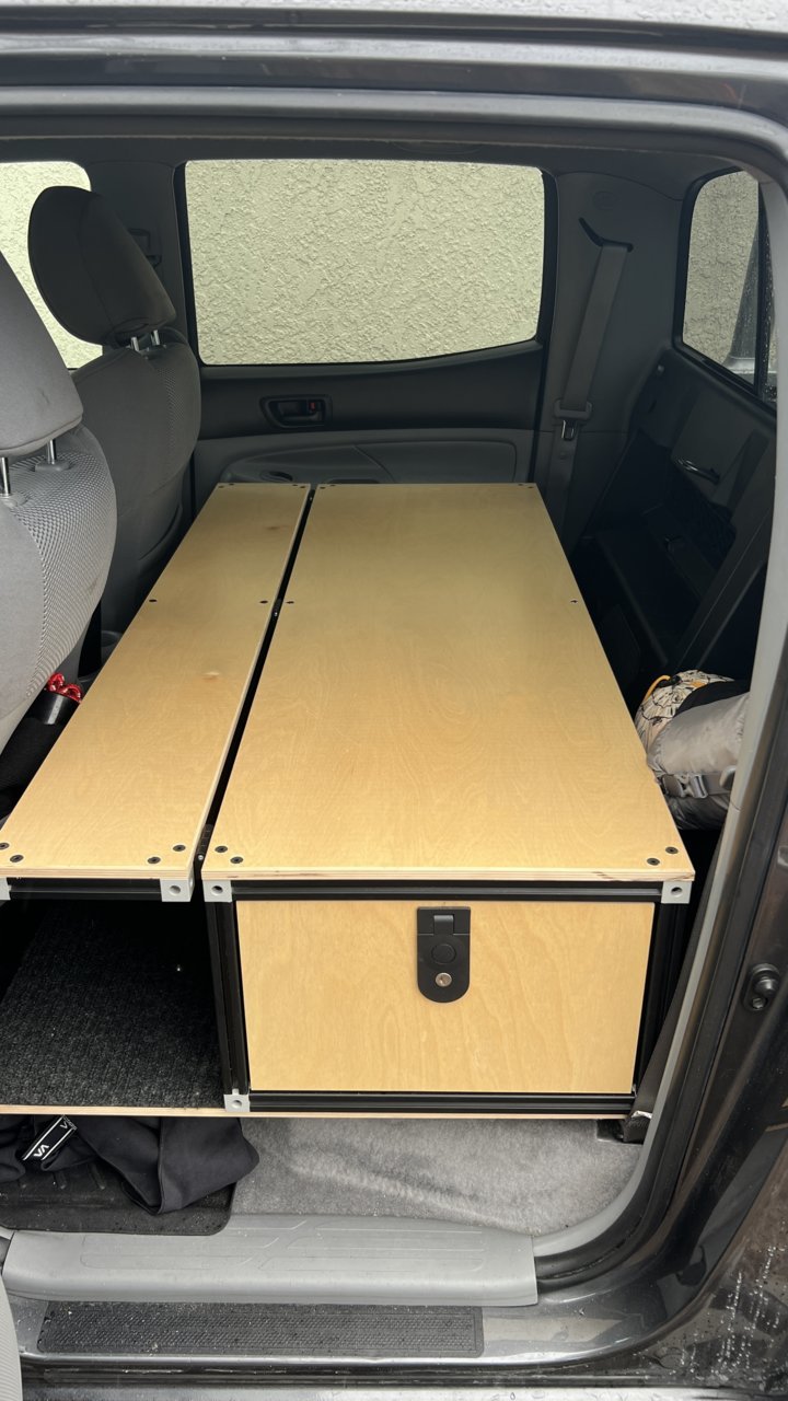 Rear Seat Delete Dual Drawer System | Tacoma World