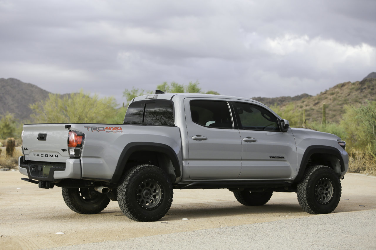 **SOLD** 2018 Cement Tacoma 6MT TRD Sport 4x4 DCSB with Upgrades - AZ ...