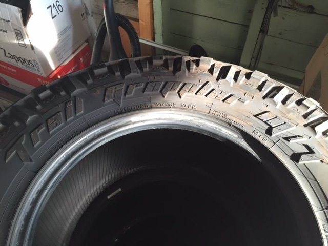 FS: 295/70r17 (33's) Nitto Terra Grappler M/T Tires | Tacoma World