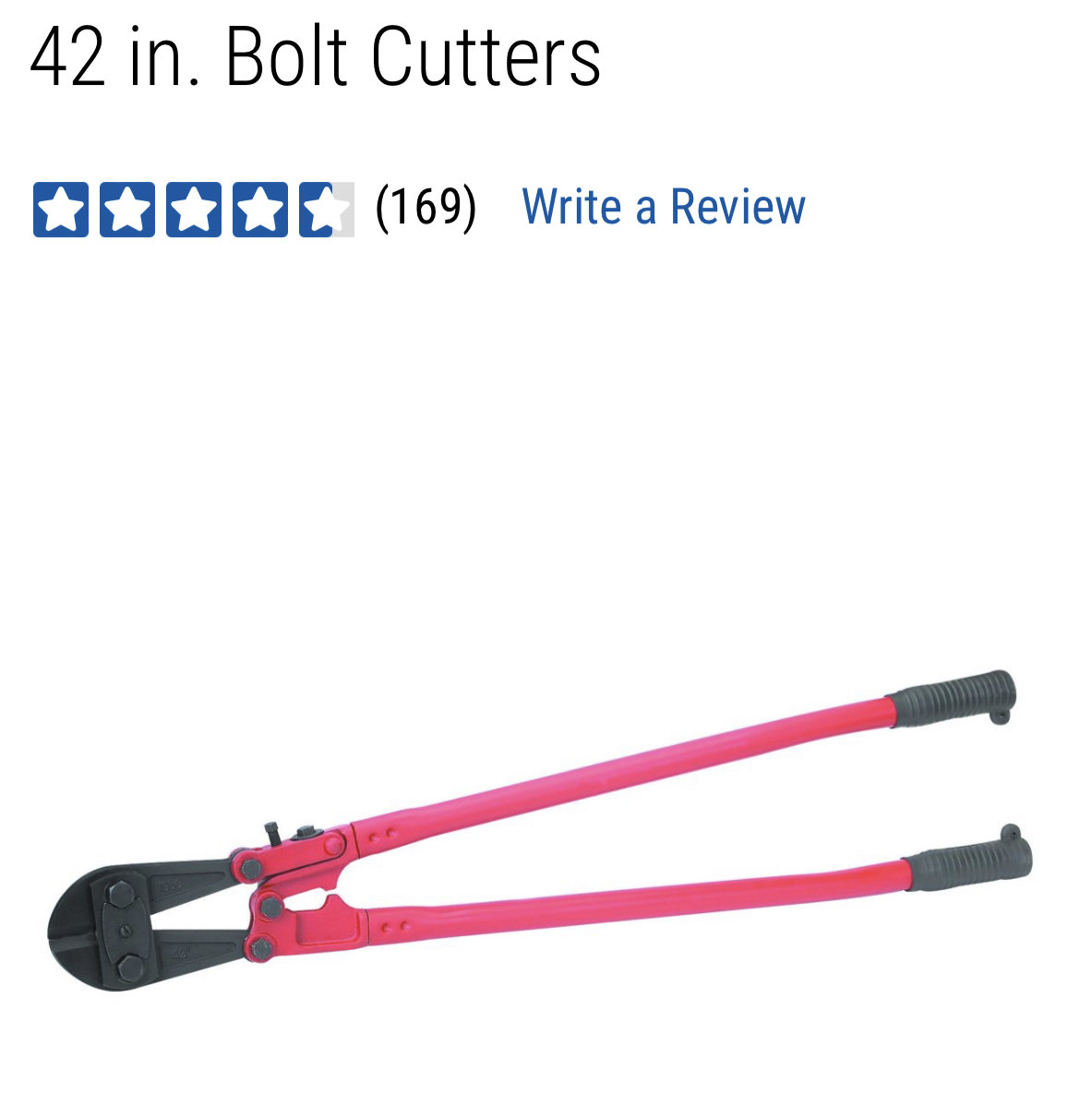 42in. Bolt Cutter