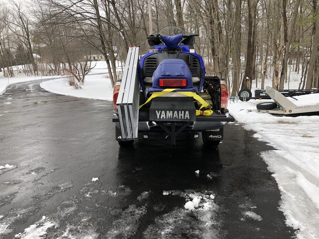 How to fit a snowmobile in a double cab short bed | Tacoma World