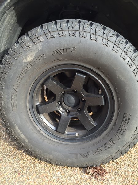 285/75 16R level 8 wheels and General Grabber AT2 tires for sale ...