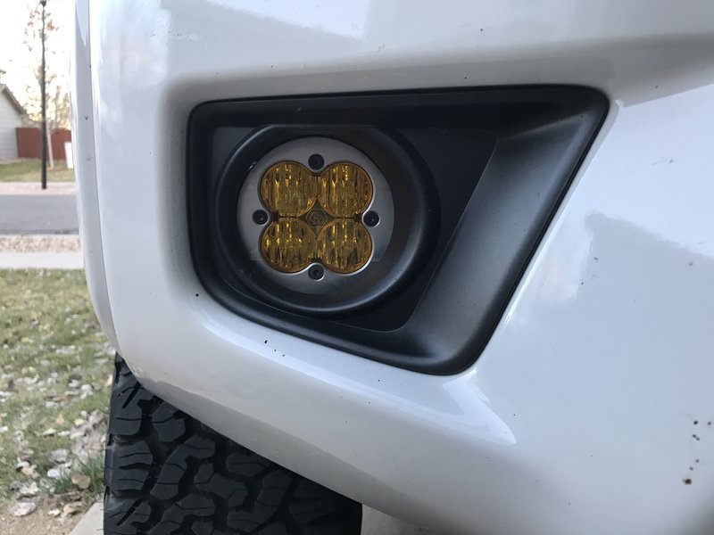 Baja Designs Squadron Sports with 12-15 Tacoma Fog Light Mounting Kit ...