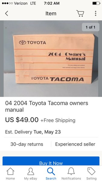 2004 toyota tacoma service manual