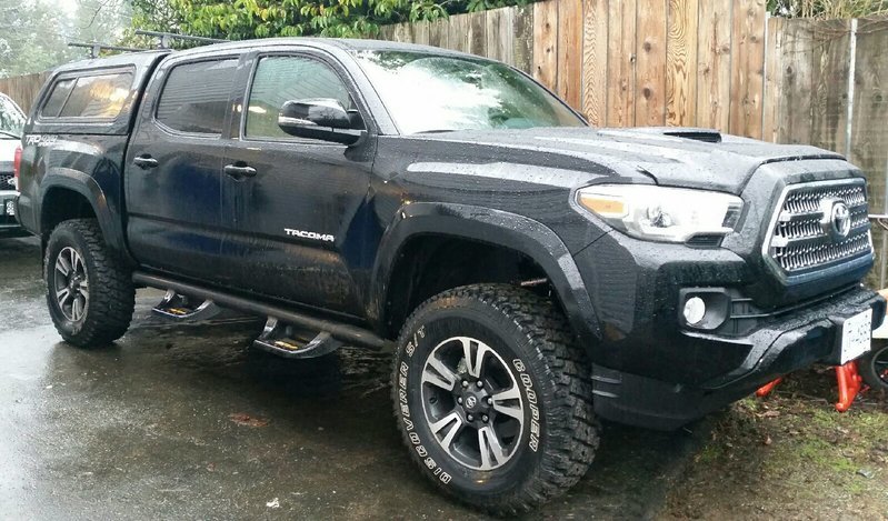 Any Pictures out there with 275/70/17 A/T tires on there tacoma? | Page ...