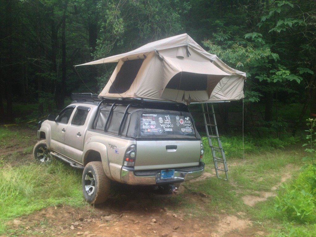 Accommodating a soft-top bed cover underneath a bed rack? | Tacoma World