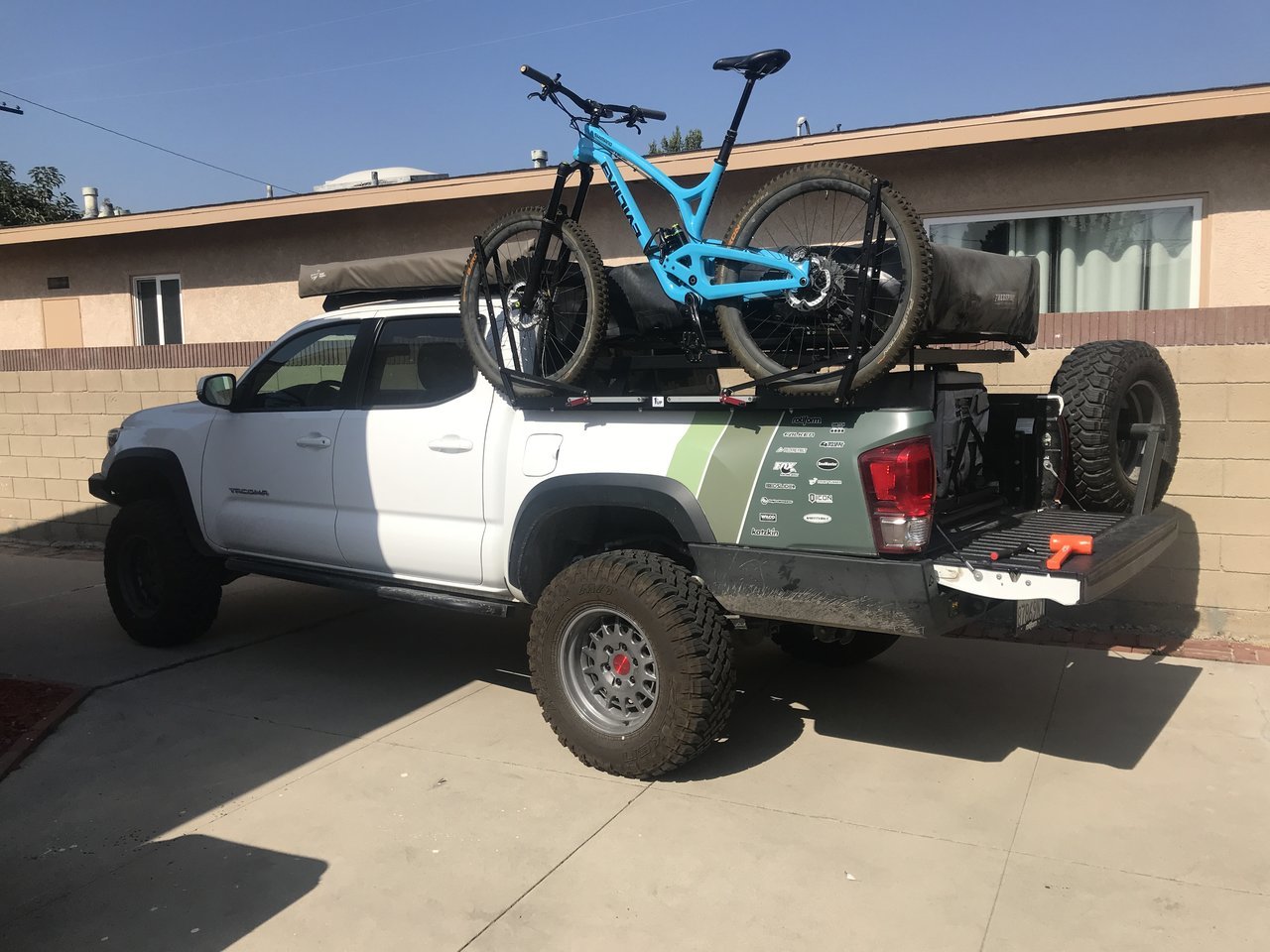 Hauling bikes in truck bed hot sale