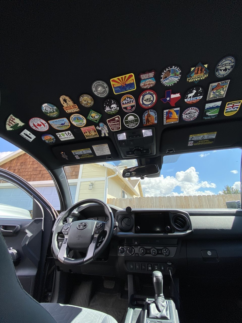 Toyota patch embroidered with hook backing - Vehicle Headliner patch -  choose your favorite