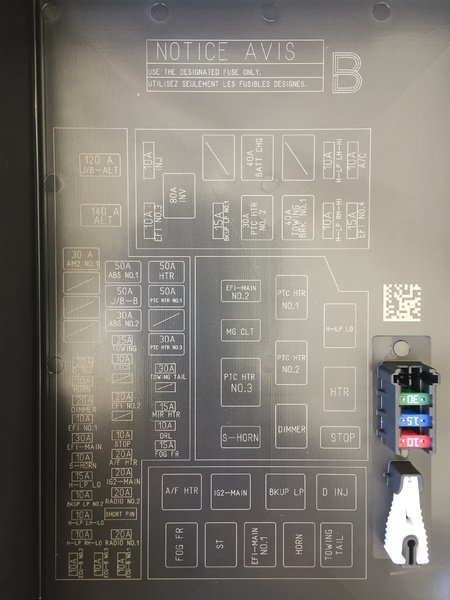 Help me find the right fuse in this pic | Tacoma World