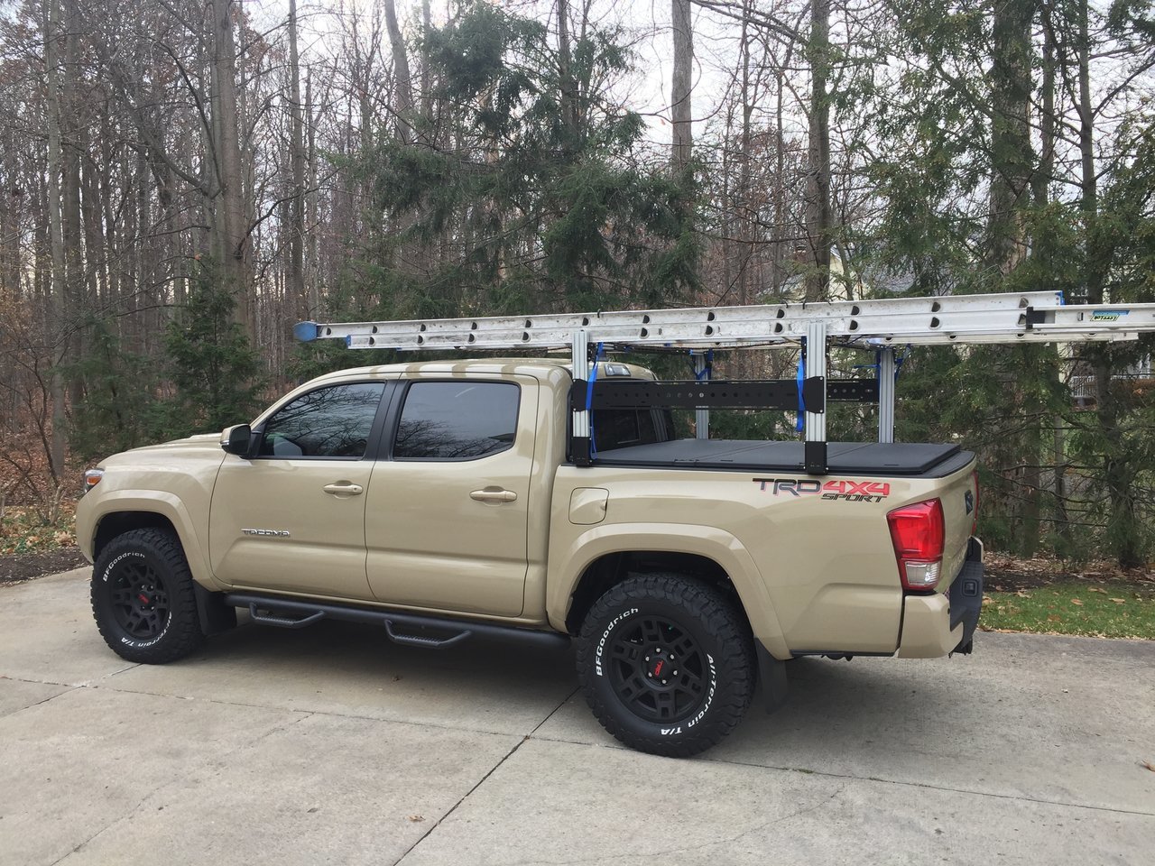 Toyota tacoma ladder rack with tonneau cover new arrivals