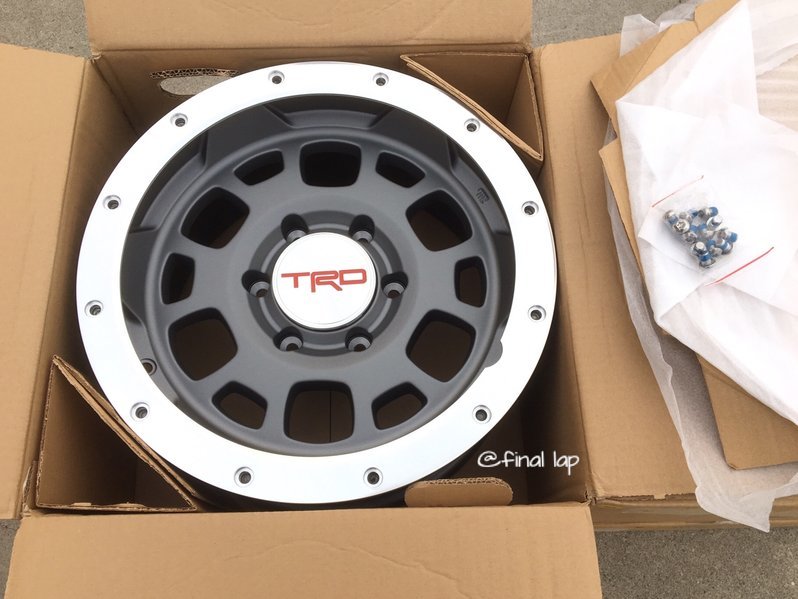 Toyota Tundra Center Caps >> FS: BNIB TRD 16" BAJA GRAY / PRO BLACK BEADLOCK WHEELS | Tacoma World Toyota Tundra Center Caps >> FS: BNIB TRD 16" BAJA GRAY / PRO BLACK BEADLOCK WHEELS | Tacoma World