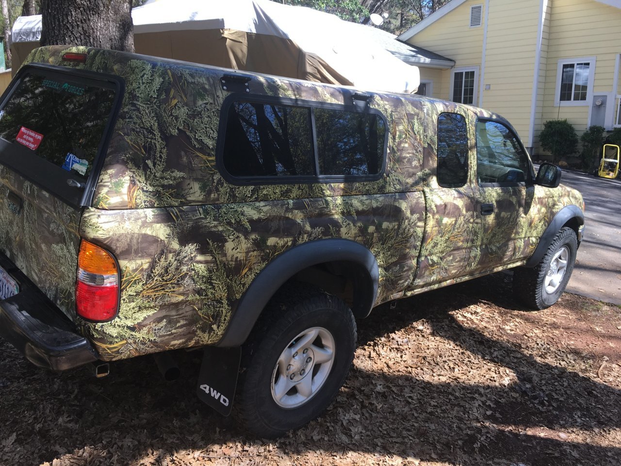 Painting Or Wrapping Camper Shell Tacoma World