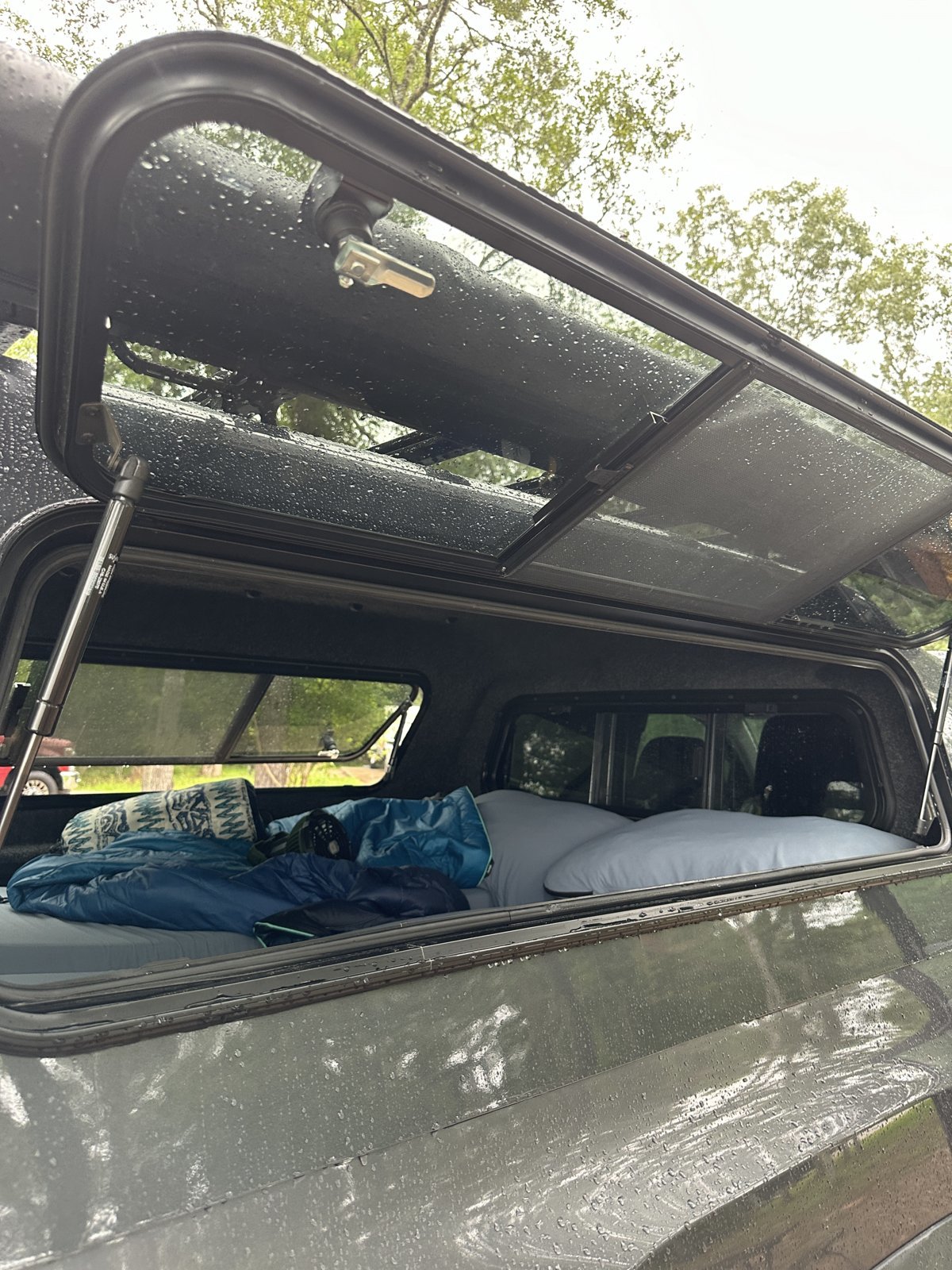 3rd gen Tacoma long bed Ranch Skyline Mid-rise truck camper topper with ...