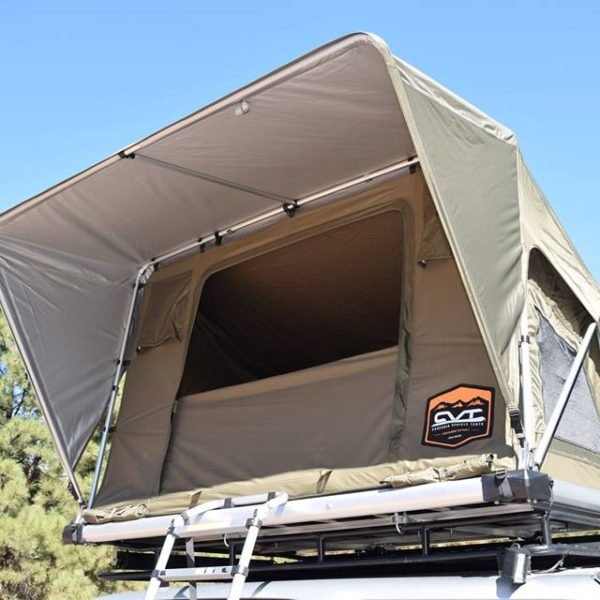 Mt. Thielsen Standard Manual roof top tent and trailer | Tacoma World