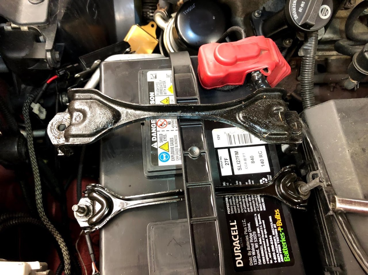 Tundra OEM tie down - fits aftermarket batteries | Tacoma World