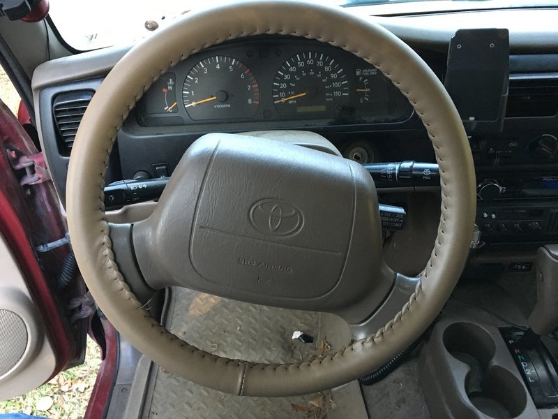 2021 tacoma steering wheel cover