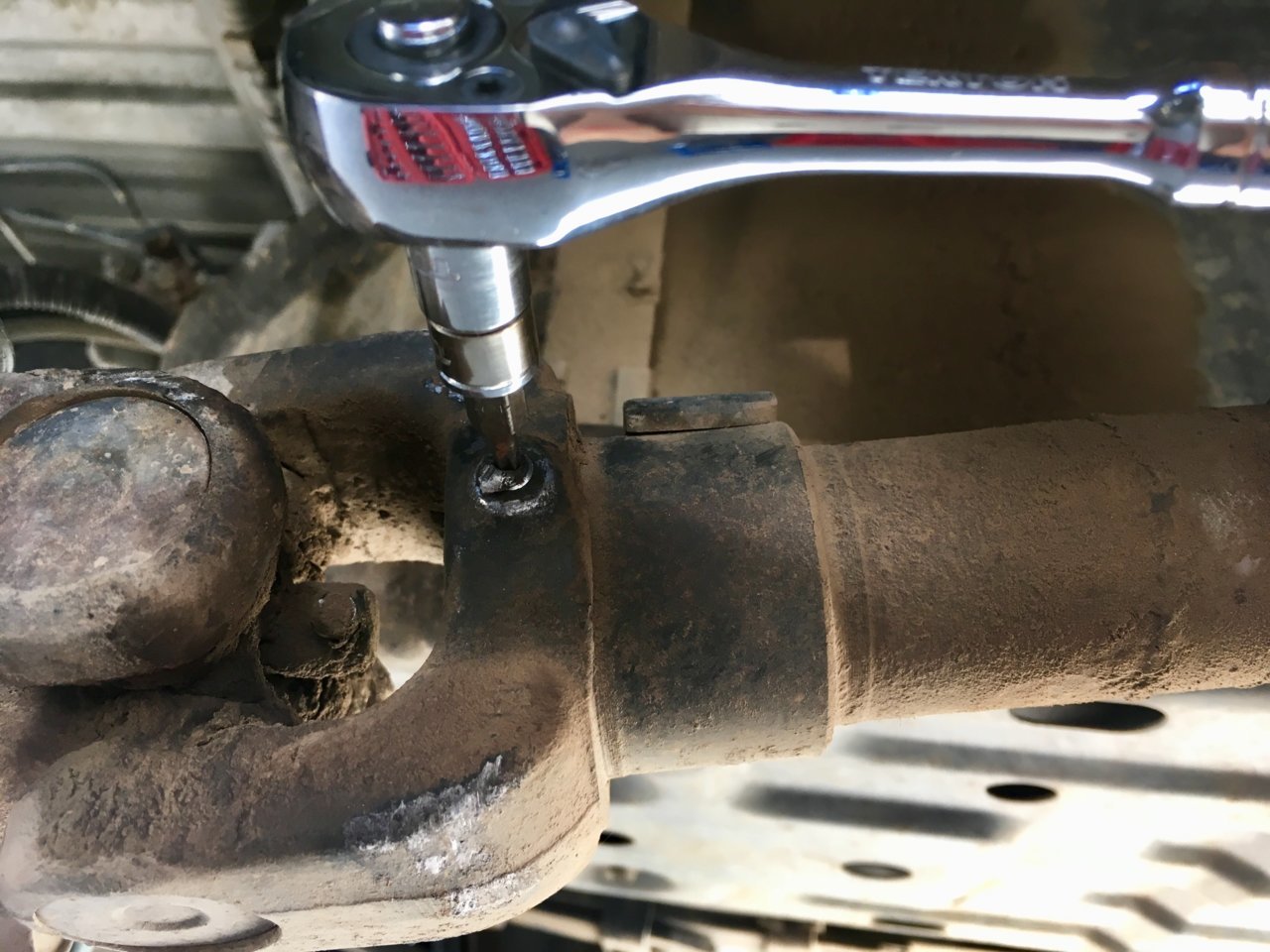 Knocked/scraped a grease zerk off my driveline. Help? World