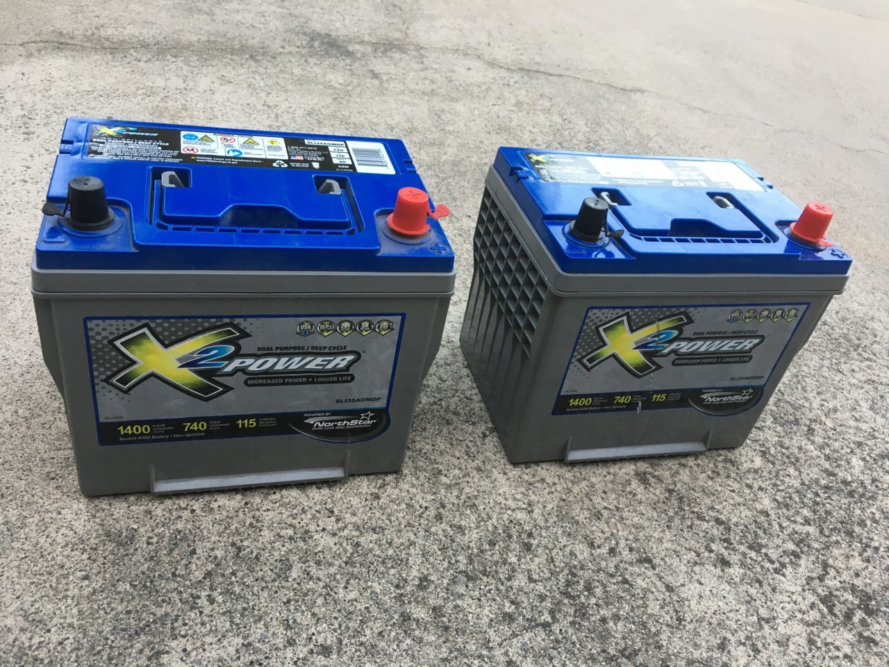 X2Power Premium AGM BCI Group 35 Battery