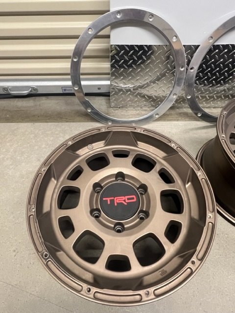 TRD BEADLOCKS Bronze / Yokohama Geolandar MT 285/75/17 | Tacoma World