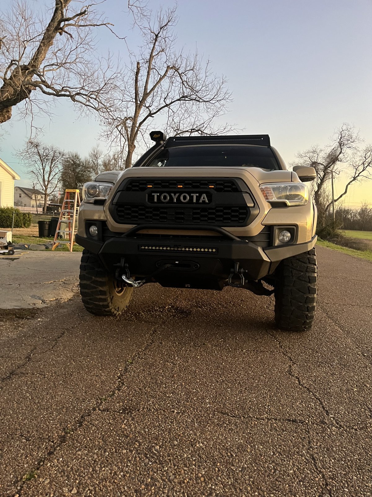 AIRAID snorkel with rough country roof rack | Tacoma World