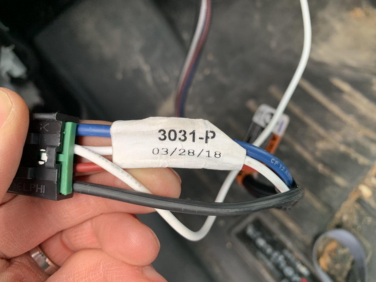 Found a loose wire harness while running wires through the firewall. No ...