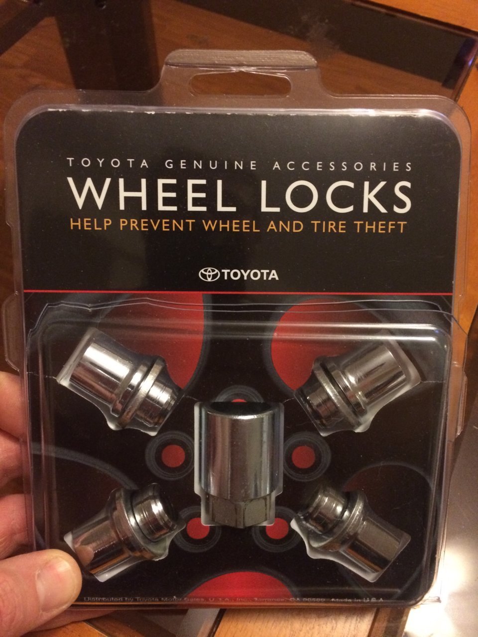 OEM Toyota Tacoma wheel locks | Tacoma World