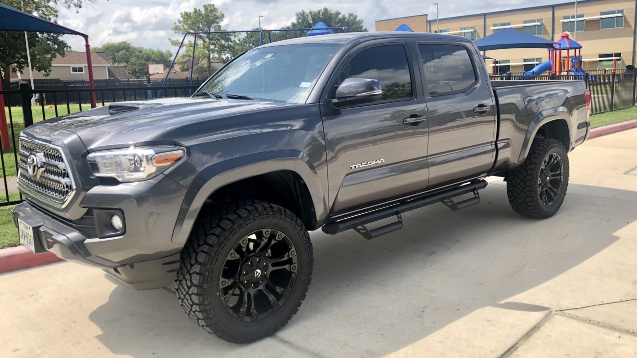 Lifted and Wheels and Tires TRD Sport | Tacoma World